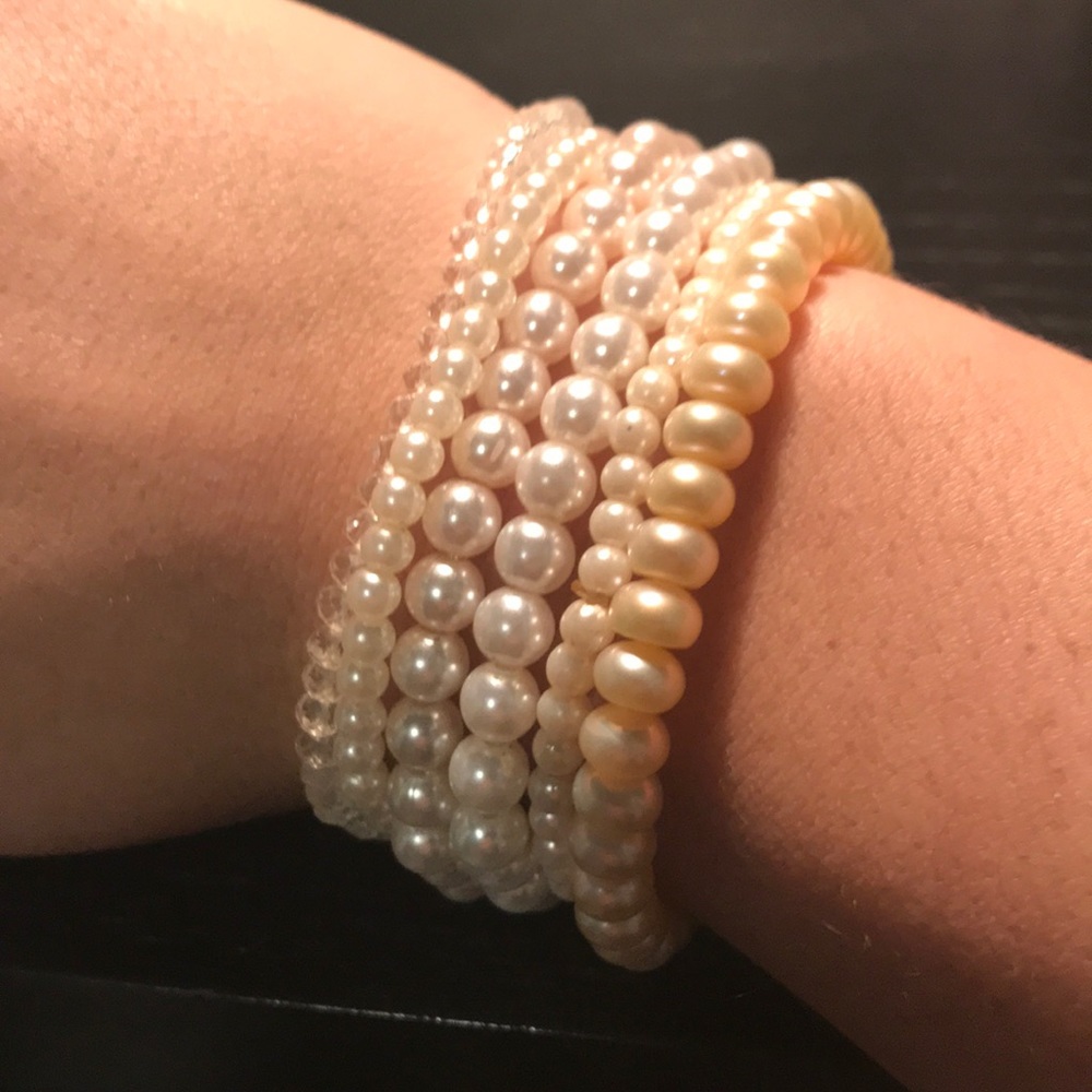 Pearl bracelets